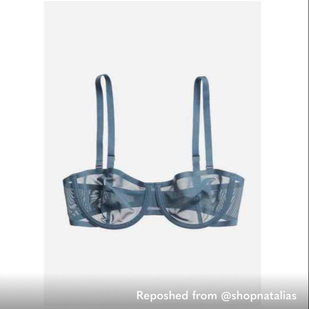 CUUP 30F Balconette Bra in "Sea"